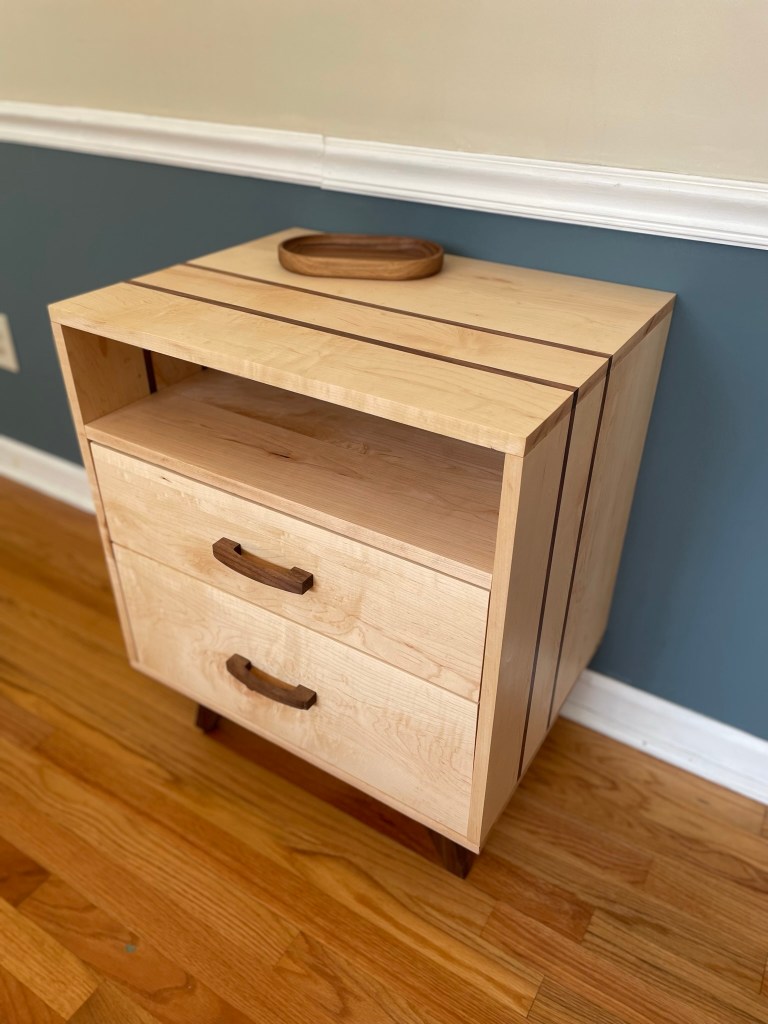 Maple Walnut Night&nbsp;Stand